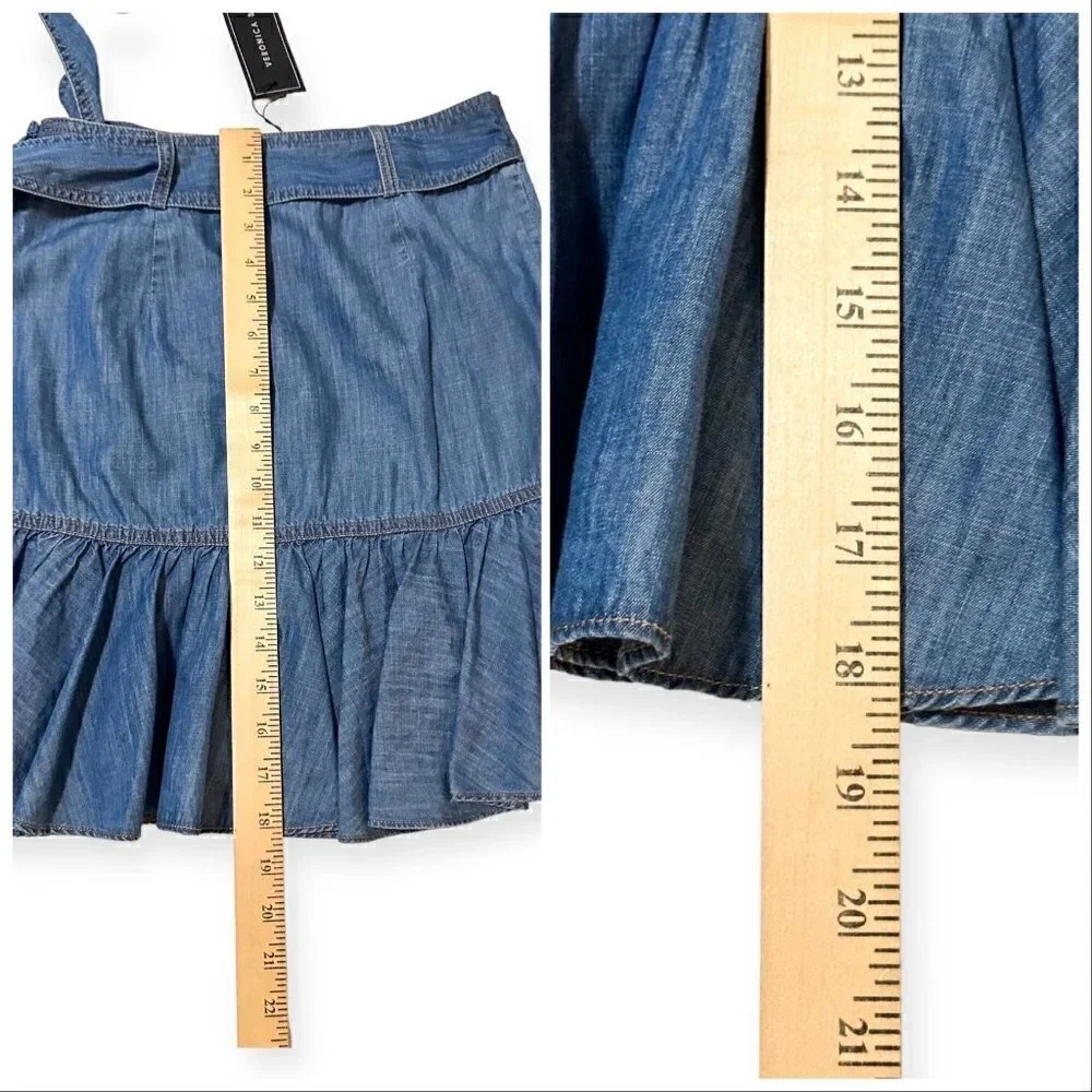 Veronica‎ beard Memphis Denim skirt, Size 0, NWT